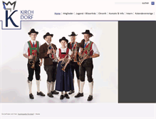 Tablet Screenshot of musikkapelle-kirchdorf.at